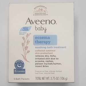 Baby Eczema Therapy Soothing Bath Treatment New 5 bath packets